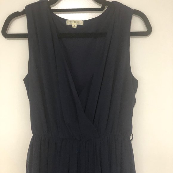 ALYTHEA Navy Blue Flowy Jumpsuit/Romper - Picture 4 of 6